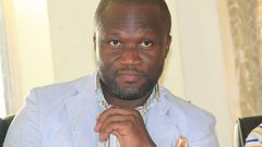 Michael Kweku Ola poses for the camera