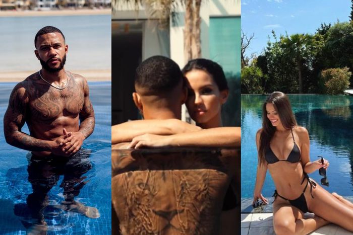 Watch: Memphis Depay shares romantic swimming pool video with his Spanish girlfriend