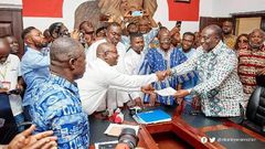 Alan Kyeremanten with NPP leadership