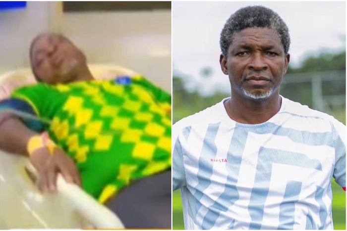 Video: Maxwell Konadu hospitalised after being assaulted by Bofoakwa Tano fans