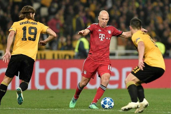 'Not at our best', says Bayern star Arjen Robben