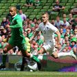 David McGoldrick (L, pictured June 2015) had a brilliant opportunity after just 14 minutes when the Blades were awarded a penalty