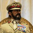 A waxwork of former emperor Haile Selassie in his palace compound