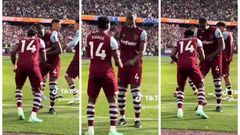 Watch: Kudus performs viral ‘Terminator’ dance with Zouma after goal against Newcastle