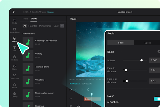 Free online video editor