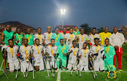 Ghana amputee football team crowned champions at 2023 African Para Games
