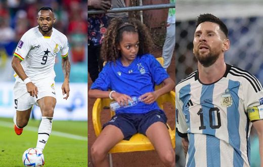 Jordan Ayew’s son compared with Messi after showing off dribbling skills (Video)