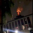 University of Ghana’s Commonwealth Hall Tower catches fire