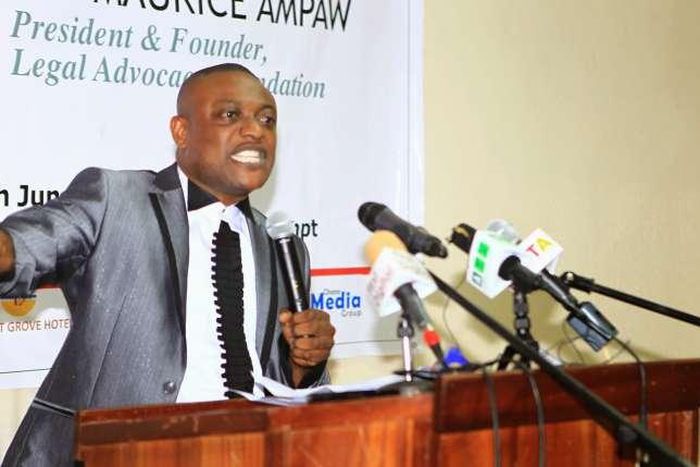 Private legal practitioner, Maurice Ampaw