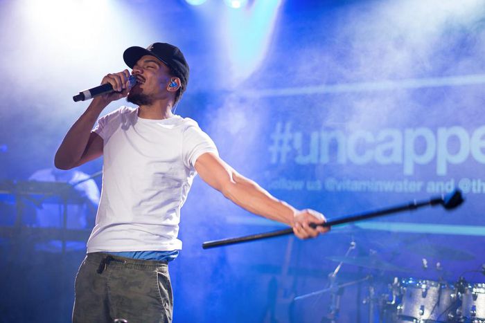 Chance the Rapper performing in New York.Photo by Dave Kotinsky/Getty Images for vitaminwater
