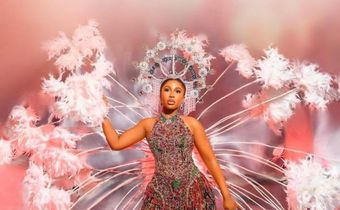 Mercy Eke's outfit stole the show. [Instagram/Pulse]
