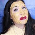 Peanut butter face mask