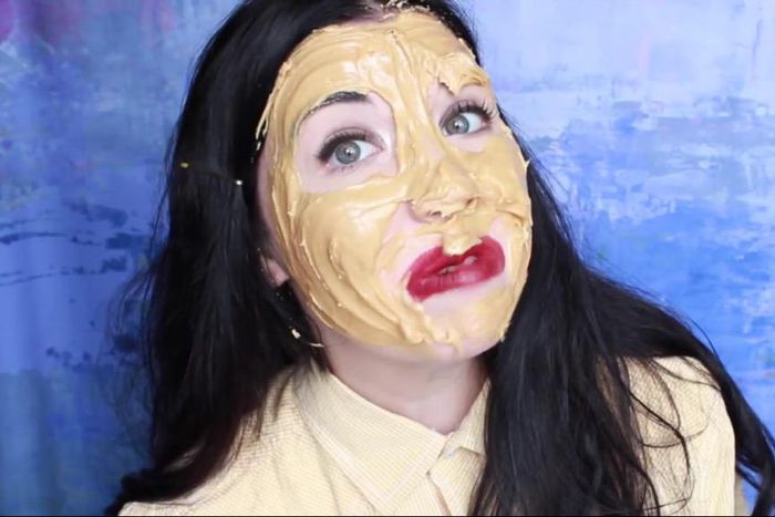 Peanut butter face mask