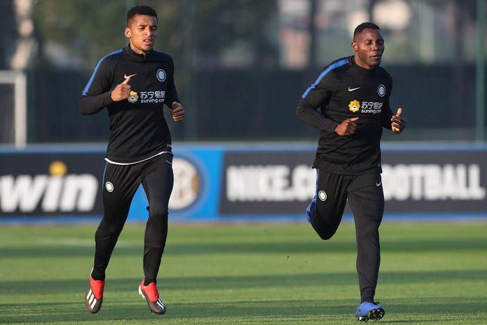 Kwadwo Asamoah trains with Inter Milan despite injury claims