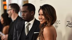 Sean 'Diddy' Combs and actress Cassie Ventura attend the premiere of Lionsgate's 'The Perfect Match' on March 7, 2016 — two days after the music mogul attacked her in a hotel hallway.Alberto E. Rodriguez/Getty Images