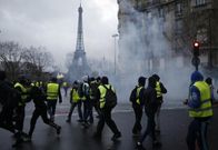 More than 1,300 were arrested and dozens injured after violent anti-government protests engulfed France — here's how the clashes unfolded