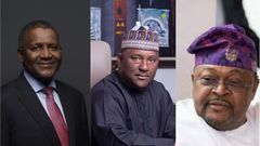 Dangote, Rabiu, and Adenuga