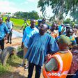 Dr Bawumia touring some of the affected communities