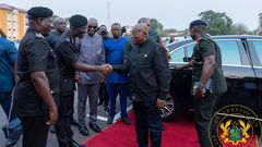 Nana Addo with Dr George Akuffo Dampare