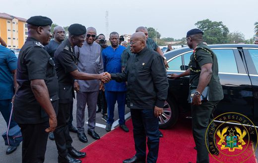 Nana Addo with Dr George Akuffo Dampare