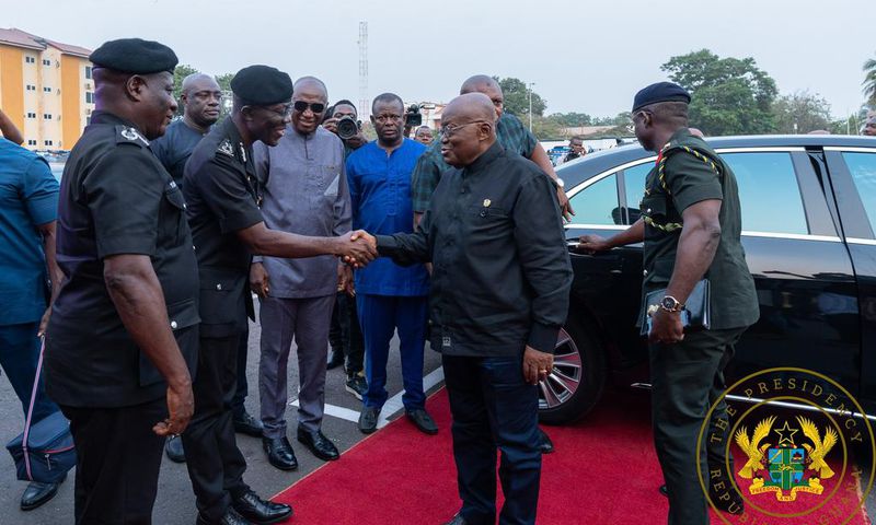 Nana Addo with Dr George Akuffo Dampare