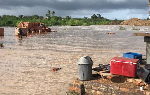 The incident, which began on Wednesday, June 5, 2024, also resulted in over 150 homes in Gomoa Mampong being flooded