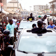 How the people of Berekum welcomed 'Landlord' Sarkodie into their region
