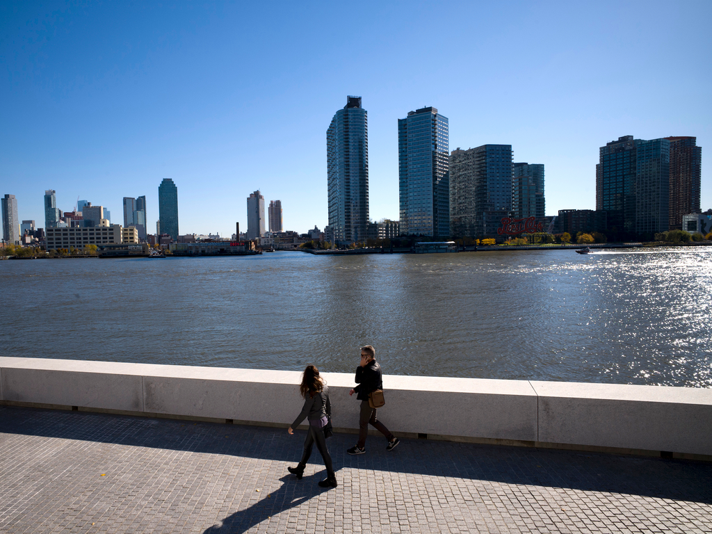 New Yorkers are paying upwards of $3,000 a month to live at the former home of an abandoned smallpox hospital and an insane asylum, and a walk through the secluded island only 250 yards from Manhattan makes it clear why