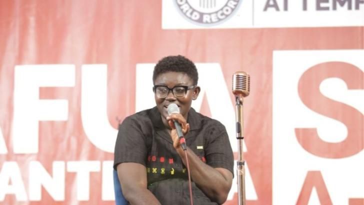 Afua Asantewaa opens up on spiritual challenges during sing-a-thon attempt