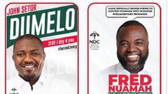 John Dumelo and Fred Nuamah