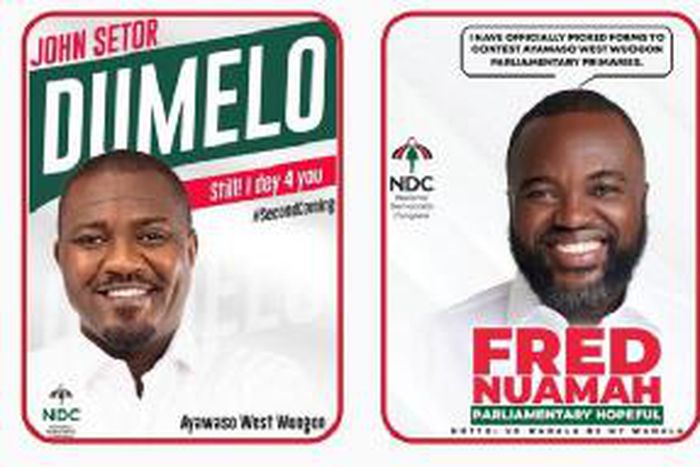 John Dumelo and Fred Nuamah