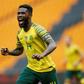 Captain Thulani Hlatswayo hit the second goal as South Africa recorded their biggest ever win before a tiny crowd against the Seychelles