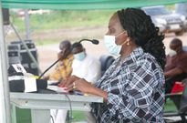 Minister of Sanitation and Water Resources (MSWR), Madam Cecilia Abena Dapaah