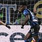 Atalanta's forward Duvan Zapata (C) scored a hat-trick against his former club Udinese.