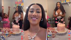 Hajia 4 Reall goes on TikTok live to mark her birthday with her daughter (WATCH)