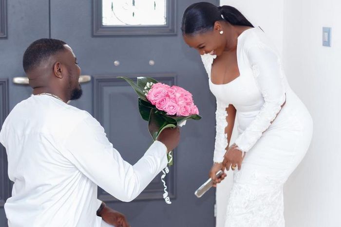 John Dumelo and wife, Gifty Mawunya