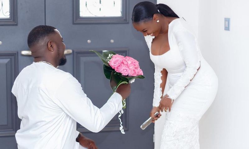 John Dumelo and wife, Gifty Mawunya