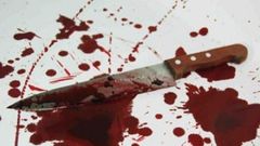 Bloody knife