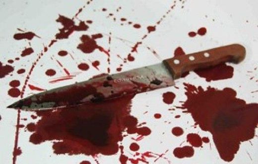 Bloody knife