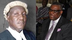 Justice Nene Abayateye Amegatcher and Justice Nii Ashie Kotey