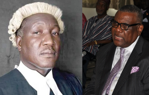 Justice Nene Abayateye Amegatcher and Justice Nii Ashie Kotey
