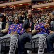Stonebwoy spotted at the London Lions Vs Newcastle Eagles basketball game in the United Kingdom