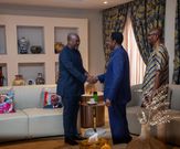 Dr Kwabena Duffuor and John Mahama