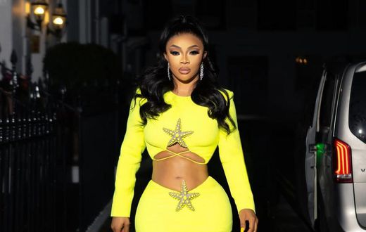 Toke Makinwa on her birthday [Instagram]