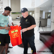 Kudus meets West Ham fan who travelled to Ghana to watch him play