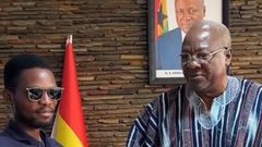 John Mahama with Buzstopboys