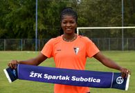 Doris Boaduwaa's unveiling as a Spartak Subotica player
