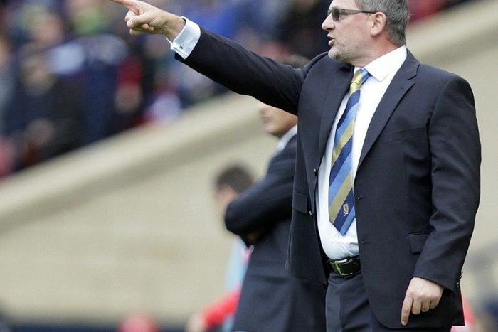 Craig Levein, pictured September 2012, admitted his team did not show enough quality in the final third
