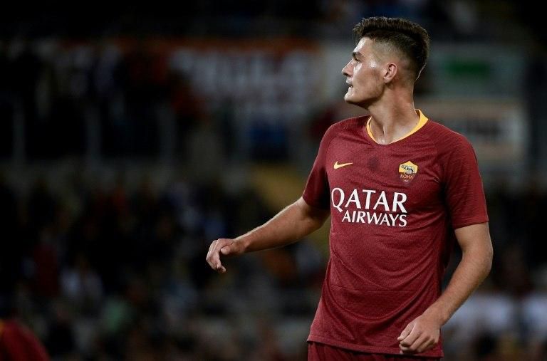 Czech forward Patrik Schick scored his first goal for Roma this season.