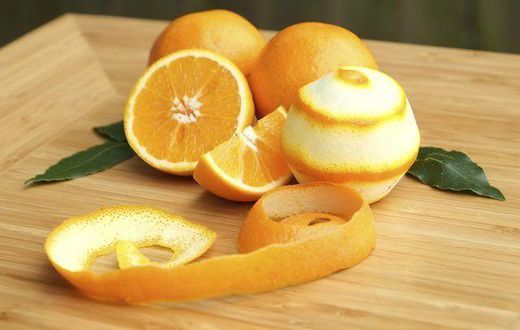 orange peels